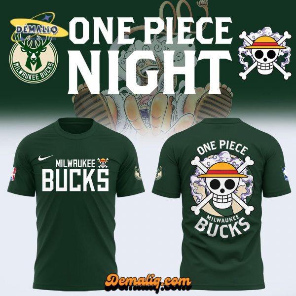 Milwaukee Bucks X One Piece Hoodie – Anime Basketball Apparel