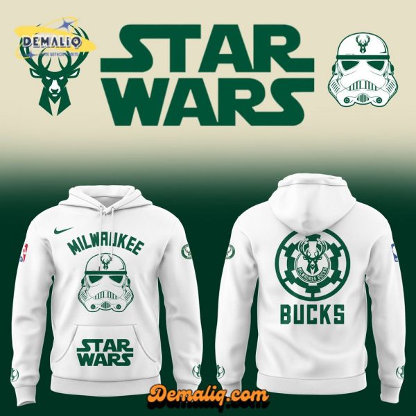 Milwaukee Bucks X Star Wars Limited Hoodie – Galactic NBA Gear