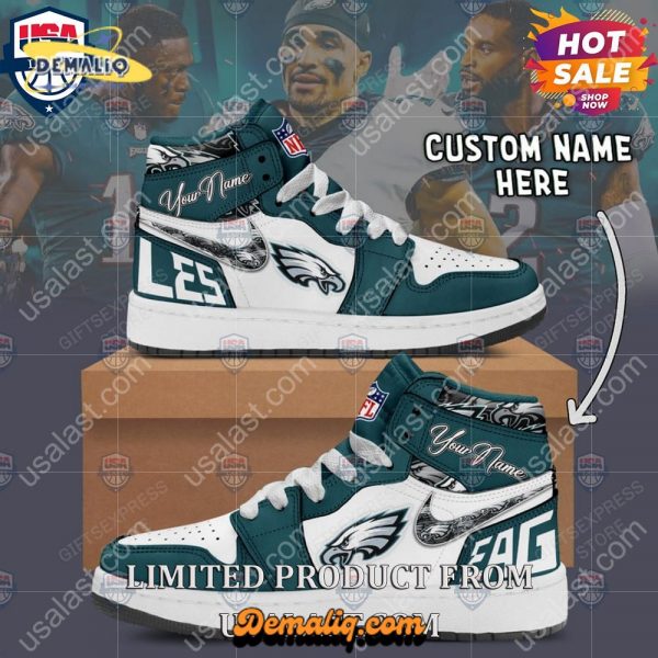 NFL Philadelphia Eagles Football team Air Jordan 1 special edition On Sale