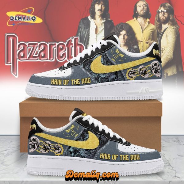 Nazareth “Hair Of The Dog” Premium AF1 Sneakers – Classic Rock Band Shoes