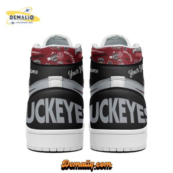 OHIO STATE BUCKEYES AIR JORDAN 1 HIGH TLQ APT OHST