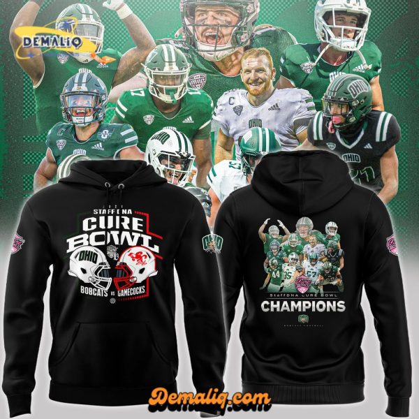 Ohio Bobcats x MAC Champions 2025 Limited Edition Zip Hoodie