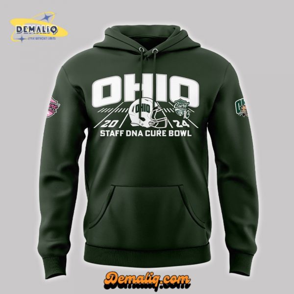 Ohio Bobcats Cure Bowl Champions Special Edition Black Hoodie v3