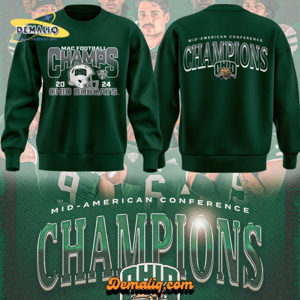 Ohio Bobcats x MAC Champions 2025 Limited Edition Boomber Jacket