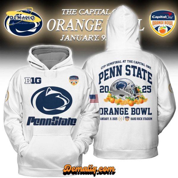 PENN STATE ORANGE BOWL PREMIUM HOODIE 2025 HCT APT PEST