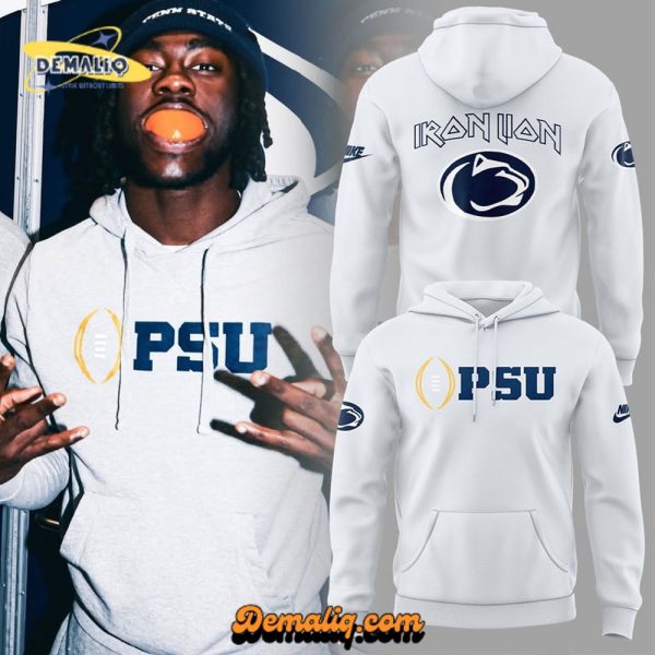 Penn State Iron Lion White Hoodie – PSU Official Gear