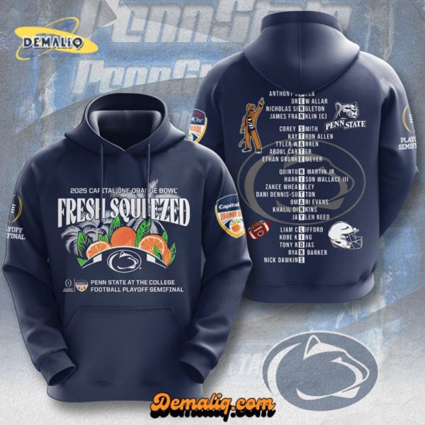 Penn State Nittany Lions Football 3D Hoodie Apparel