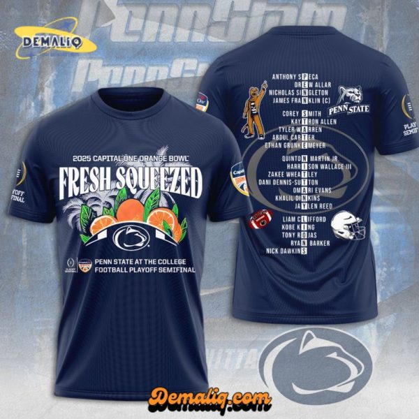 Penn State Nittany Lions Football 3D Shirt Apparel