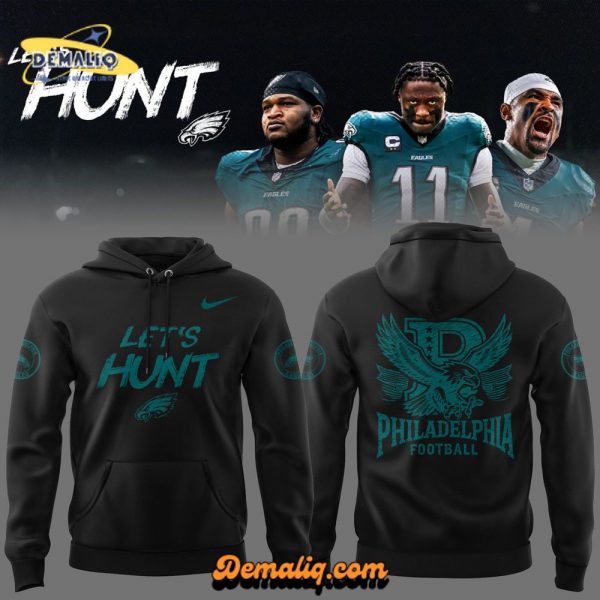 Philadelphia Eagles “Let’s Hunt” Black Hoodie V2 – Nike Limited Edition