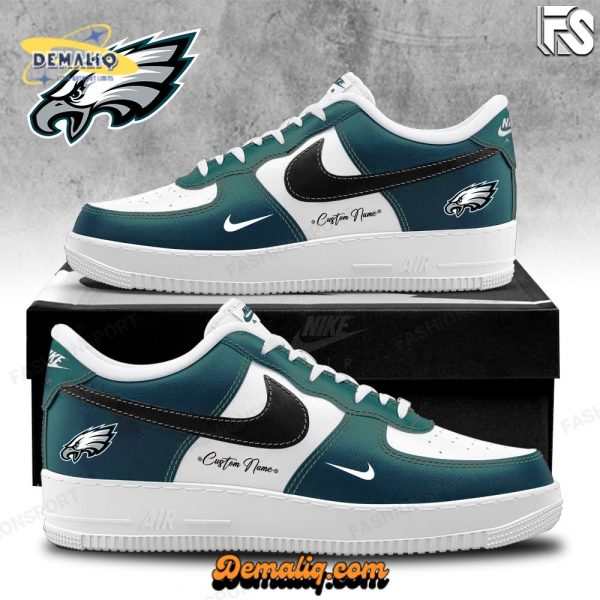 Philadelphia Eagles Limited Edition Shoes Super Bowl LIX Mardi Gras 2025 Air Force V4