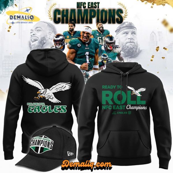 Philadelphia Eagles NFC South Division Champions Black Hoodie