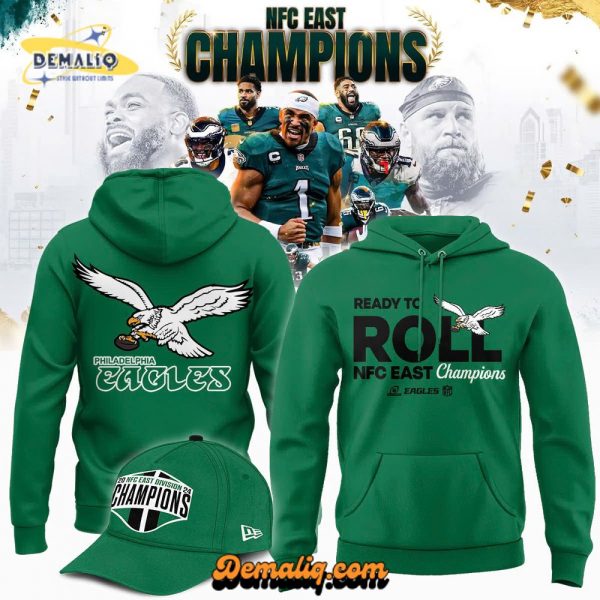 Philadelphia Eagles NFC South Division Champions Green Hoodie