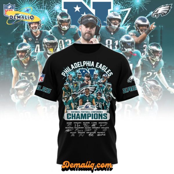 Philadelphia Eagles x NFC Champions Black Hoodie