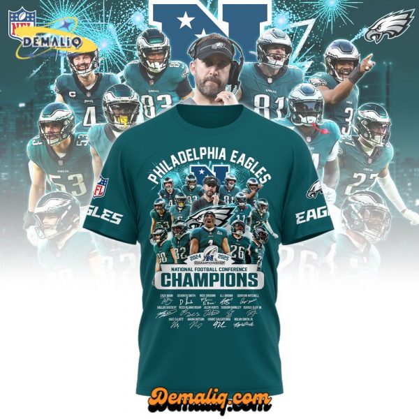 Philadelphia Eagles x NFC Champions Team Color Hoodie