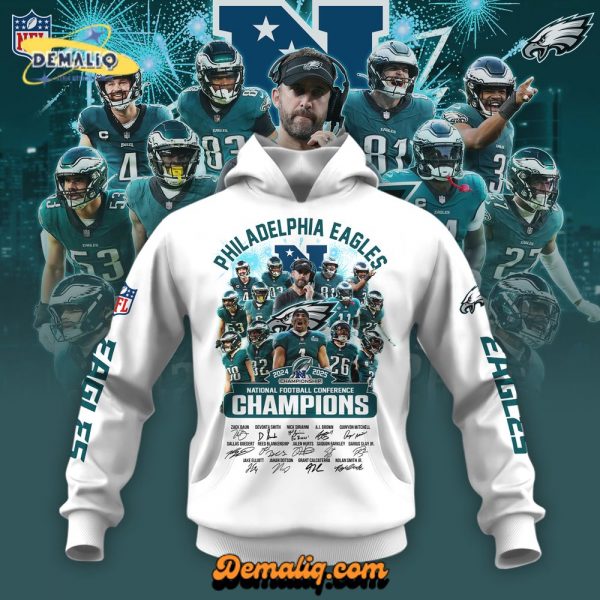 Philadelphia Eagles x NFC Champions Black T-Shirt