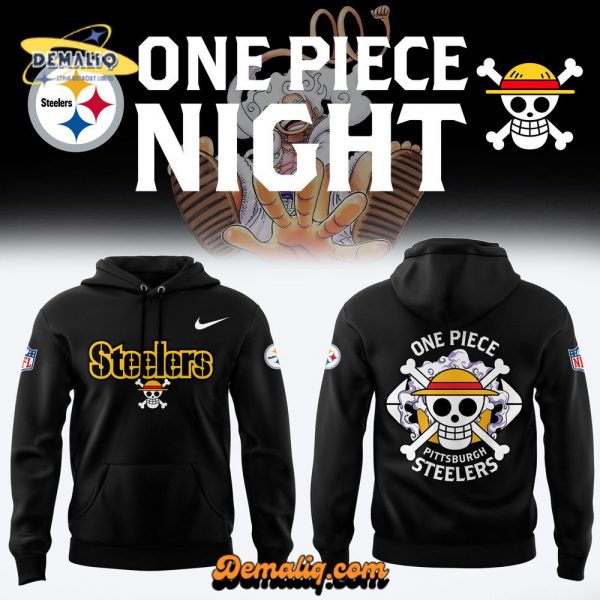 Pittsburgh Steelers X One Piece Limited Hoodie – Official Anime NFL Gear