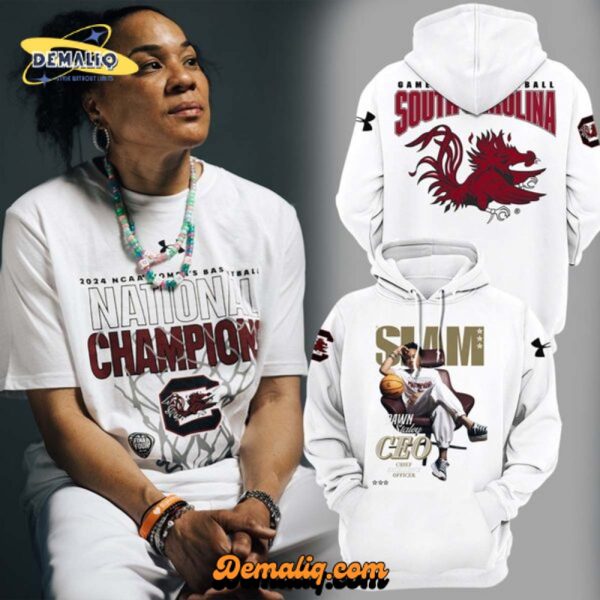 South Carolina Gamecocks Limited Edition White Hoodie v2