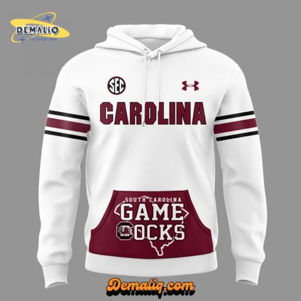 South Carolina Gamecocks Limited Edition White Hoodie v1