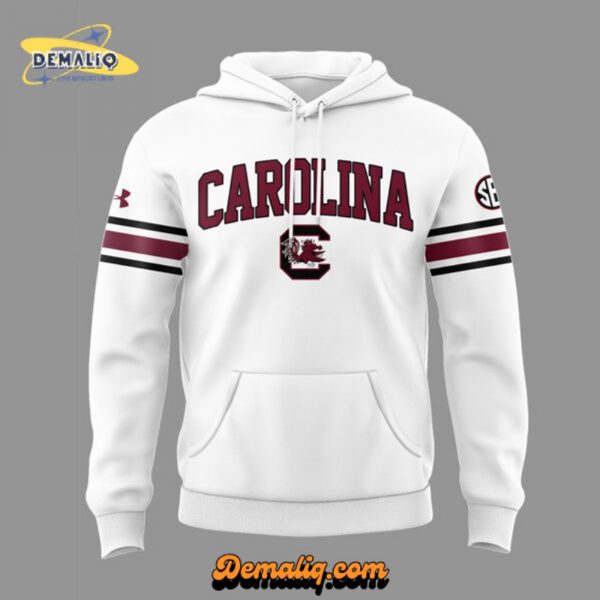 South Carolina Gamecocks Limited Edition White Hoodie v2