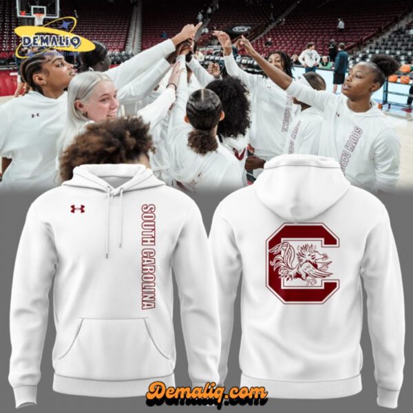 South Carolina Gamecocks Limited Edition White Hoodie v1