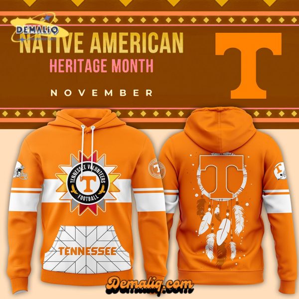 Tennessee Volunteers Native American Heritage Month Premium Limited Pullover Hoodie v1