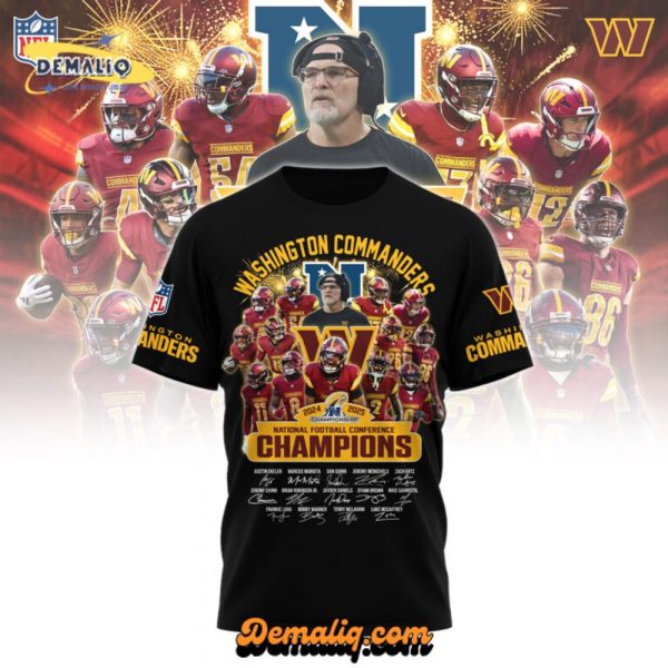 Washington Commanders x NFC Champions Team Color T-Shirt