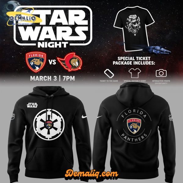 Florida Panthers NHL 2025 x “Star Wars Night” Hoodie-HO02102505