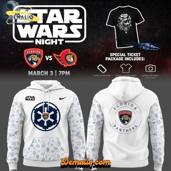 Florida Panthers NHL 2025 x “Star Wars Night” Hoodie-HO02102505