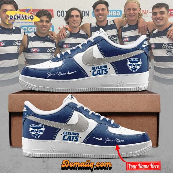 Geelong Cats FC Air Force  1 Shoes