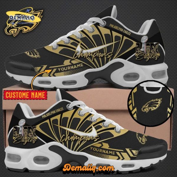 Philadelphia Eagles x Super Bowl Air Max Shoes (Gold) AM02122505