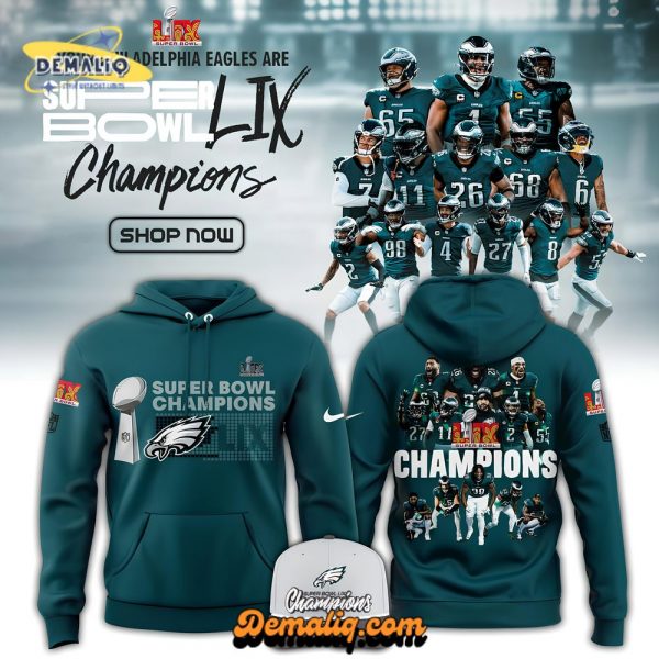 Philadelphia Eagles x NFC Champions White Hoodie