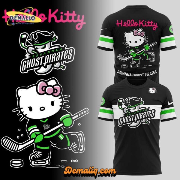 Savannah Ghost Pirates x Hello Kitty T-shirt