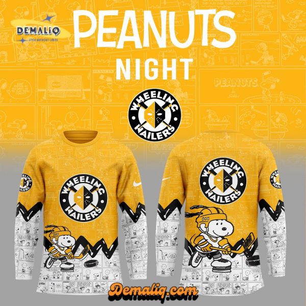 Wheeling Nailers Anniversary of Peanuts Jersey JE02142501