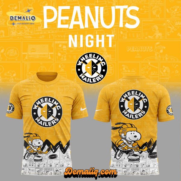 Wheeling Nailers Anniversary of Peanuts T-shirt TS02142502